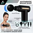 Portable Deep Tissue Massage Gun 4 Interchangeable Heads