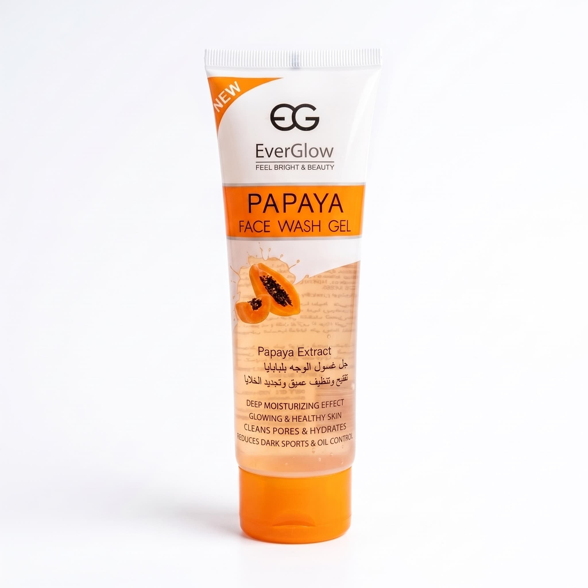Everglow Papaya Face Wash Gel (Deep Moisturizing Effect)