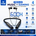 FRB N-26 Wireless Gaming Neckband – 600H Standby | Bluetooth 5.4 | LED Display